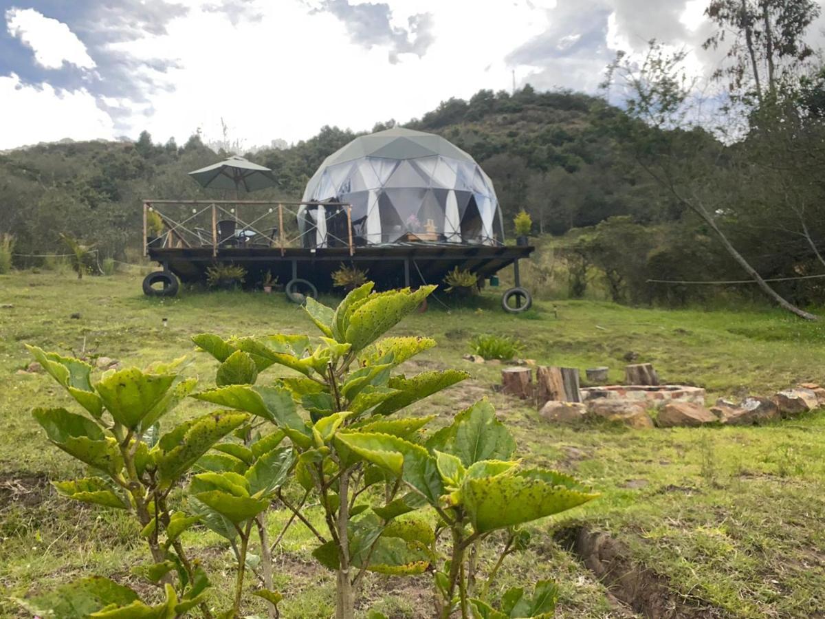 Glamping El Refugio Hotel Guatavita Bagian luar foto