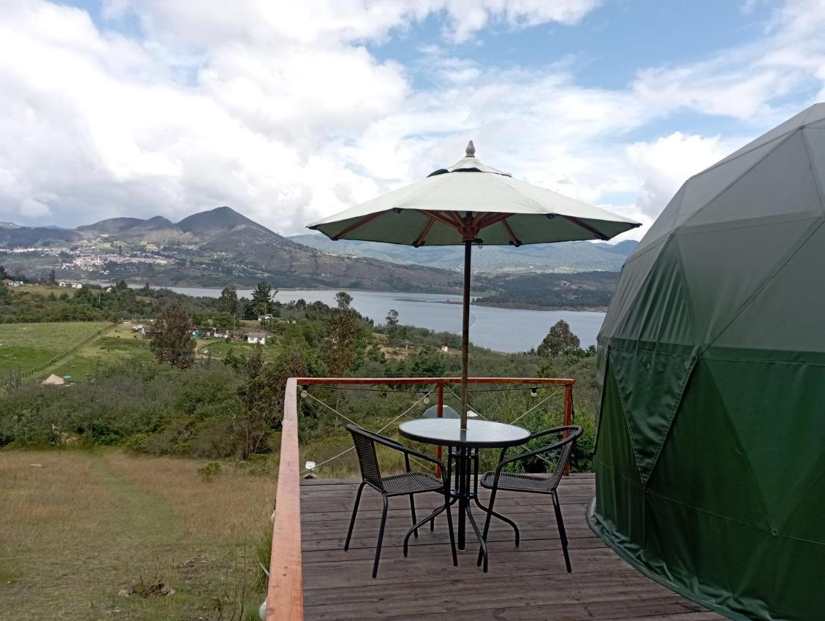 Glamping El Refugio Hotel Guatavita Bagian luar foto